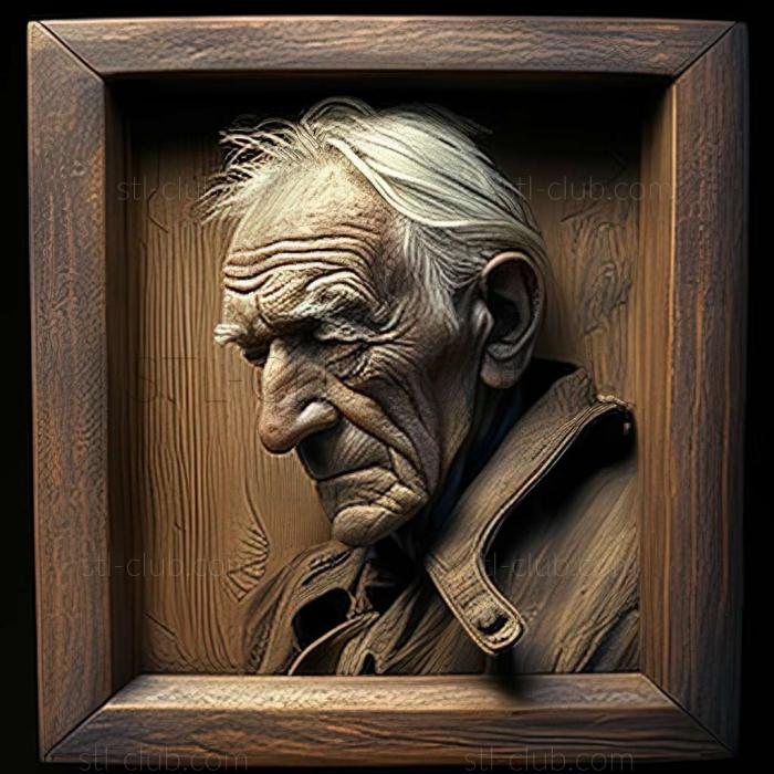 3D model Andrew Wyeth American artist (STL)